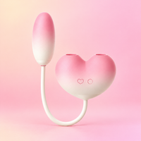 HEART Firm Power Vibration with Suction and Tongue