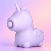 Purple Joy Jumping Unicorn Suction Vibrator