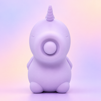 Purple Joy Jumping Unicorn Suction Vibrator