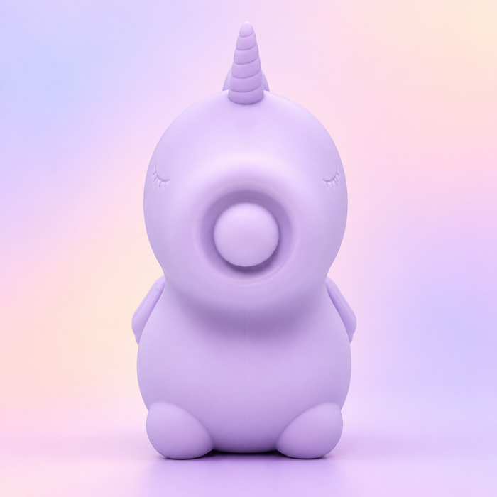 Purple Joy Jumping Unicorn Suction Vibrator