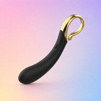 Compa Black Sharp Clitoral G-spot Vibrator with Rechargeable