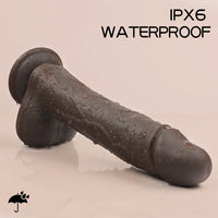 LIAM Black Dildo Vibration with Remote Controller