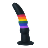 POP BLACK Silicone Jelly Dildo 7.25 Inch Size L