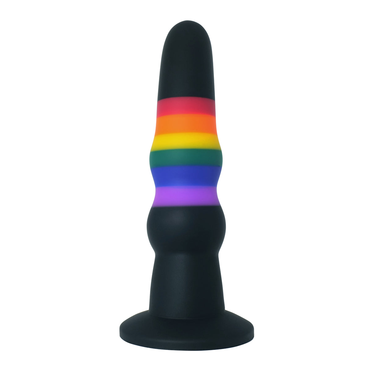POP BLACK Silicone Jelly Dildo 7.25 Inch Size L
