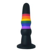 POP BLACK Silicone Jelly Dildo 7.25 Inch Size L