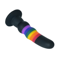 POP BLACK Silicone Jelly Dildo 7.25 Inch Size L
