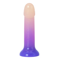 Moonlit Jelly Glitter Liquid silicone dildo 7 inch