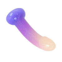 Moonlit Jelly Glitter Liquid silicone dildo 7 inch