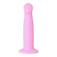 SHARPY Light Pink Liquid Silicone Dildo 7 Inch