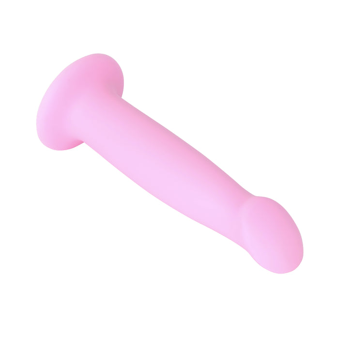 SHARPY Light Pink Liquid Silicone Dildo 7 Inch