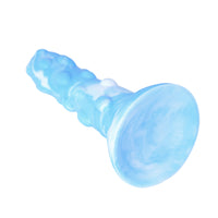 Blu Bead Dream Silicone Dildo 6 Inch suction cup