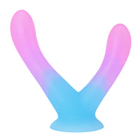 Bloom Cactus Double Head Dildo Silicone Suction Cup 7.5 and 6 inch