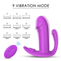 Didi 3.58" Remote 9 Speeds Rechargeable Clitoral Vibrator