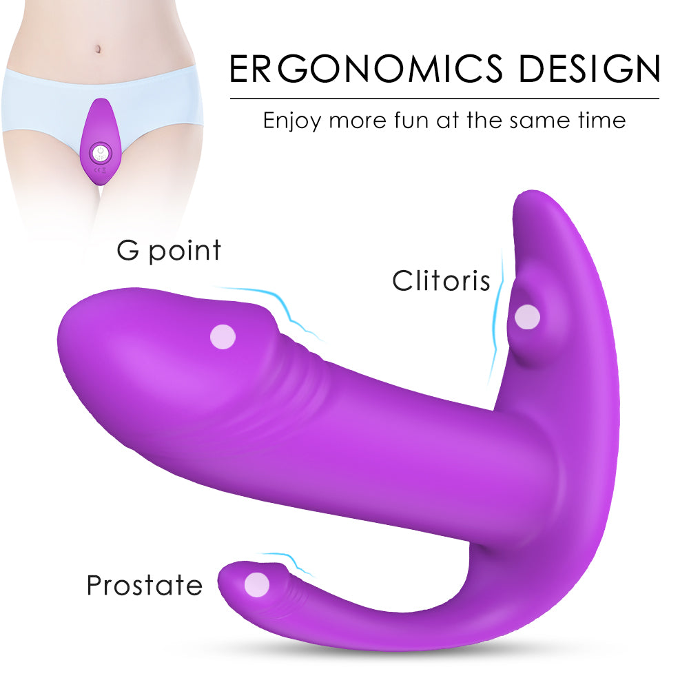 Didi 3.58" Remote 9 Speeds Rechargeable Clitoral Vibrator