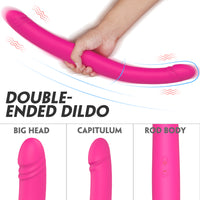 Barnett Super Long Bendable Double Dong Thrusting Dildo Vibrator