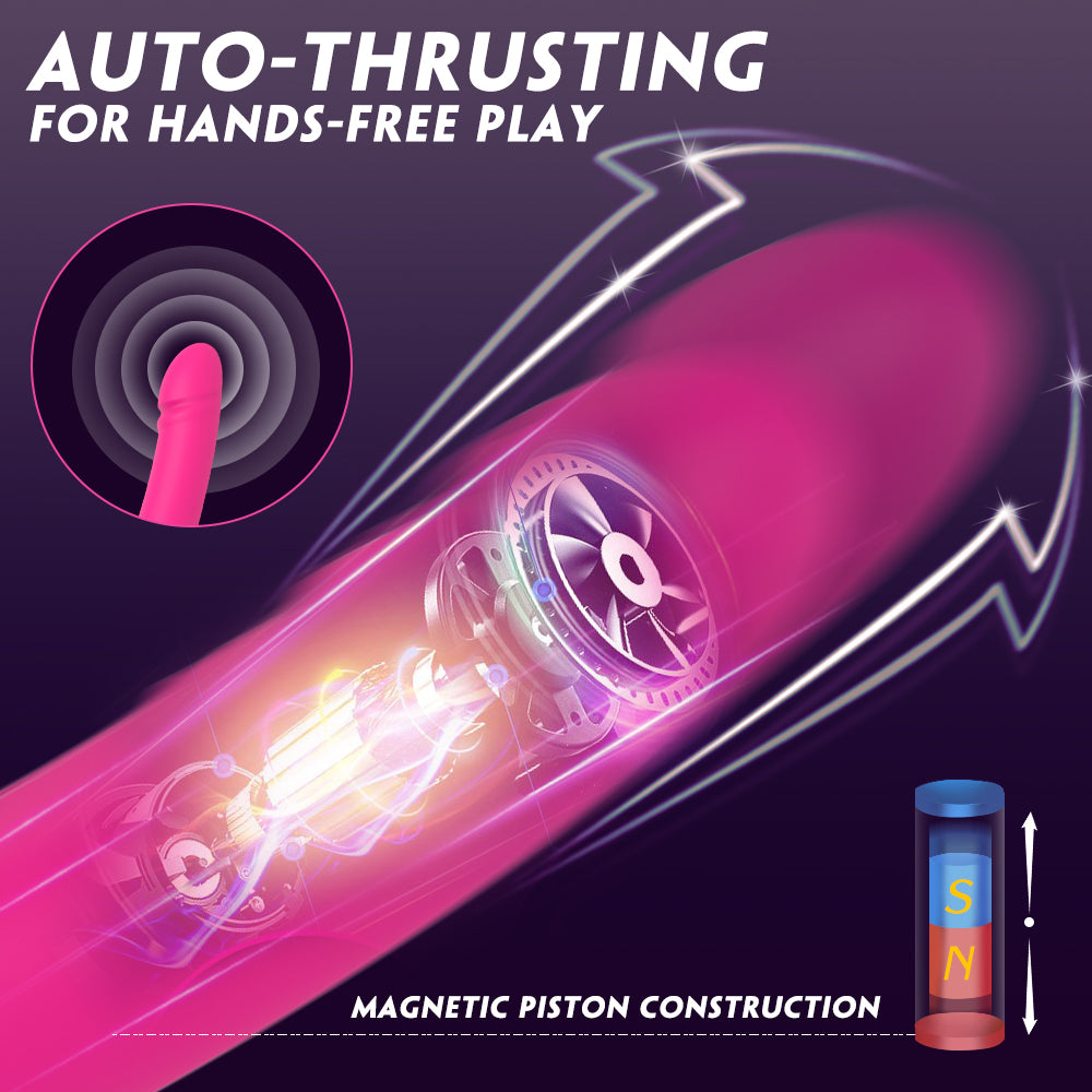 Barnett Super Long Bendable Double Dong Thrusting Dildo Vibrator