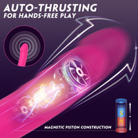 Barnett Super Long Bendable Double Dong Thrusting Dildo Vibrator