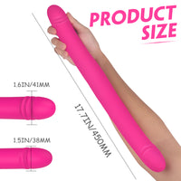 Barnett Super Long Bendable Double Dong Thrusting Dildo Vibrator