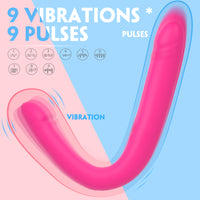 Barnett Super Long Bendable Double Dong Thrusting Dildo Vibrator