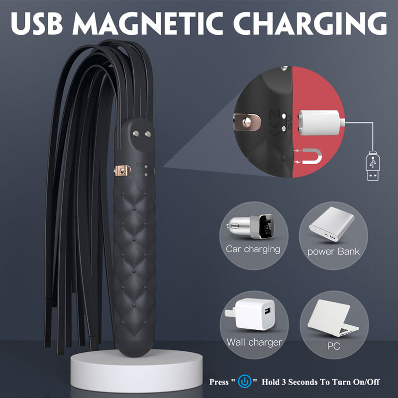 Bloody Mary 2 in 1 Rechargeable Whip Vibrator