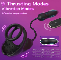 RUSRU-RCT Love ring Vibrator Egg Thrusting with Remote Controller