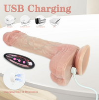 Gabriel Thrusting Remote Rechargeable Dildo Vibrator