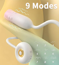 Tangle Cable Toy 3 in 1 Spining Love Egg Vibrator 9 Speeds