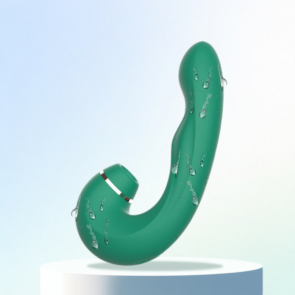 SIREN Dual Stimulation Thumping Rechrageable Suction Vibrator 6.2 Inch