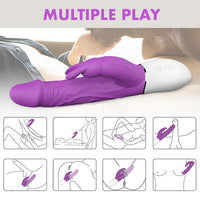 RADI Purple Real Feel Rabbit Vibrator 8.39 Inch