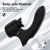 Devil Kiss Finger Tongue Vibrator with Rechargeable