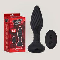 FRISKY Remote Control Rechrageable Spiral Vibrating Anal Plug
