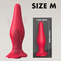 Frenzier Red Rechargeable Anal Vibrator (Medium)