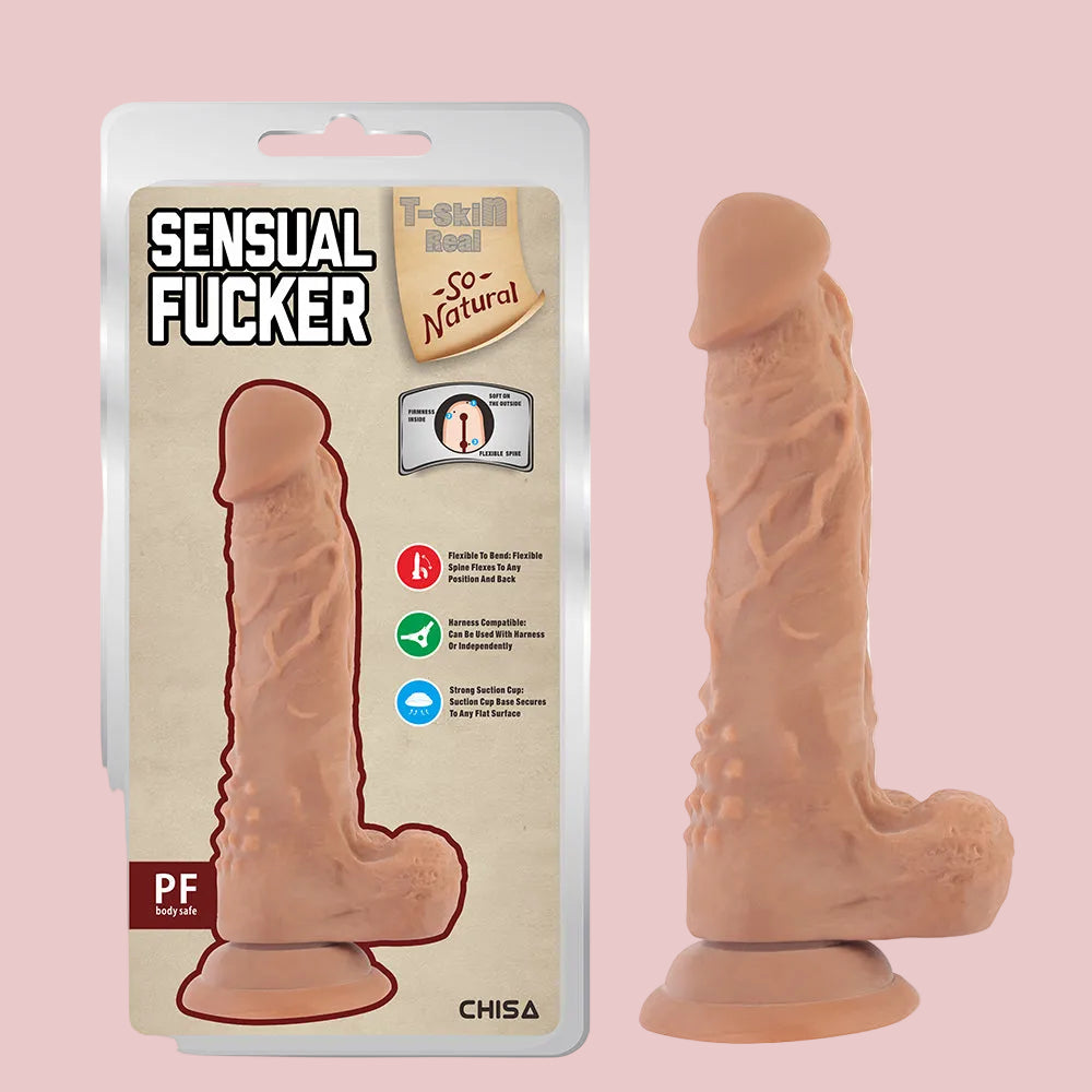 Sensual Fucker-Latin Real Feel Suction Cup Dildo 7.7 Inch