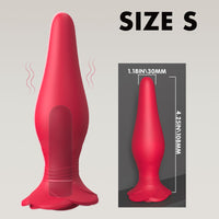 Frenzier Red Rechargeable Anal Vibrator (Small)