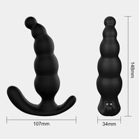 Dipper 5.8" Remote 9 Speeds Rechargeable Anal Vibrator
