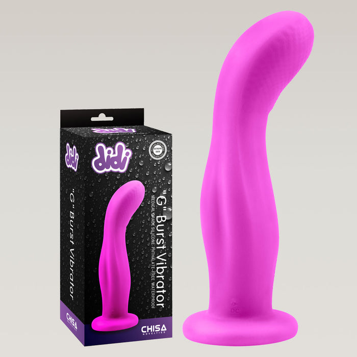 G-BURST Pink Rechargeable G-Spot Vibrator 7 Inch