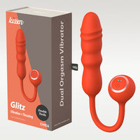 GLITZ Dual Power Dildo Vibrator with 9 Thrusting Patterns