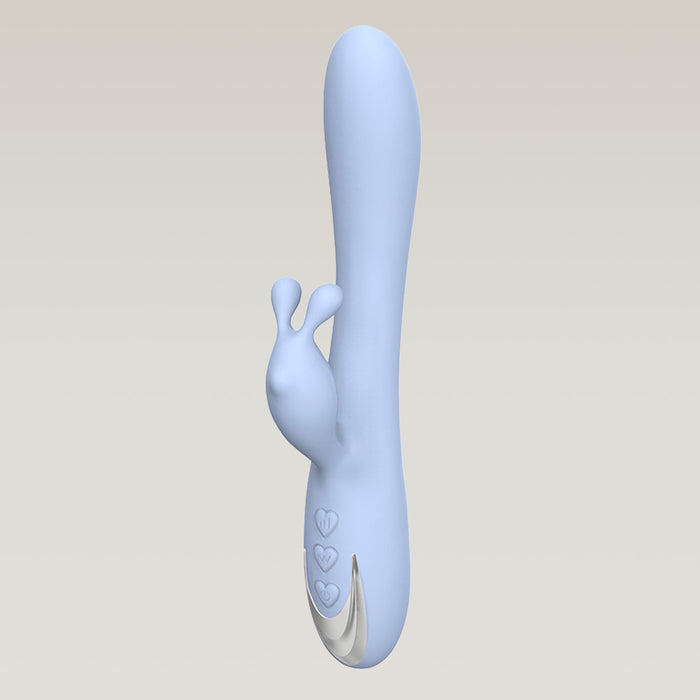 CUTE RABBIT Soft Silicone Slimline Vibrator 8 Inch