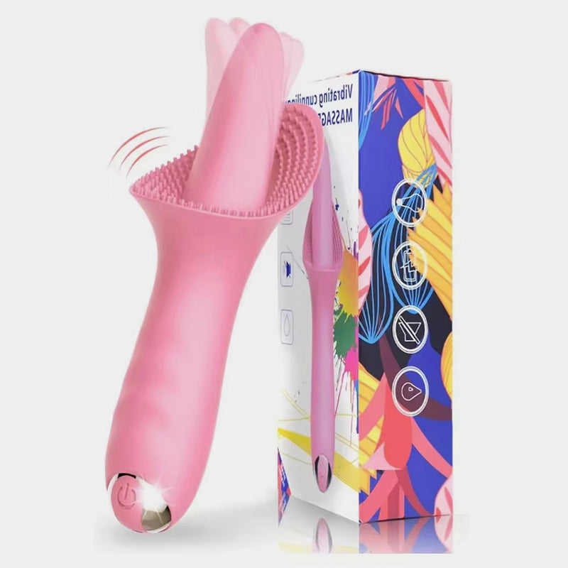 SABER Tongue Rechargeable Clitoral Vibrator 10 Modes