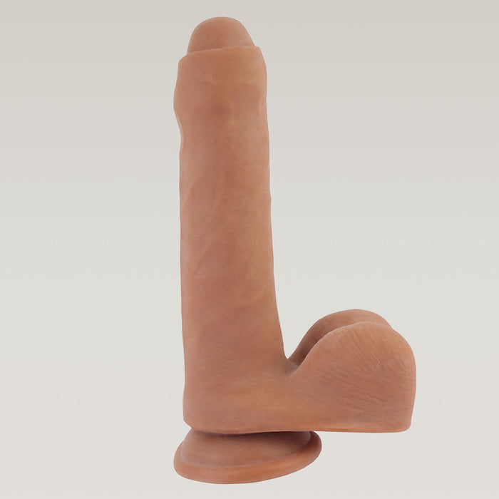 SECRET EXPLOROR T-Skin Real Feel Suction Cup Dildo 7.8 Inch