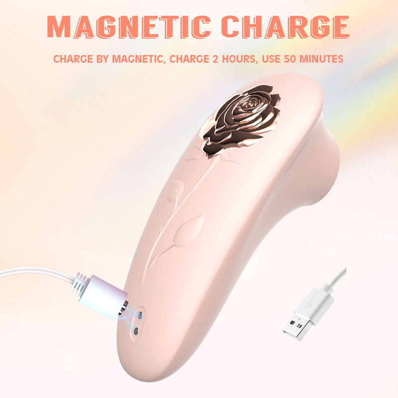 ROSEBUD Baby Pink Rechargeable Clitoral Suction Vibrator