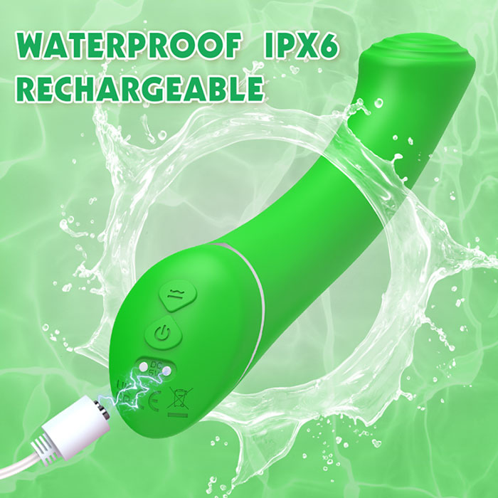Popple Beginner Friendly Rechrageble Vibrator 7.7 Inch