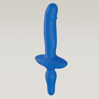 RITTER Blue Rechargeable Double-Ended Butt Plug and Dildo Vibrator
