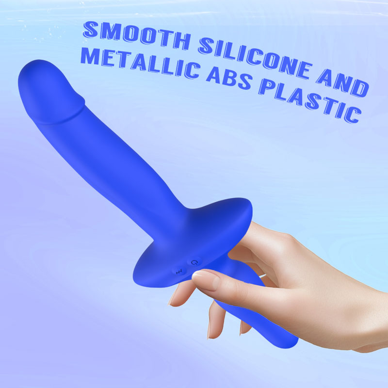 RITTER Blue Rechargeable Double-Ended Butt Plug and Dildo Vibrator