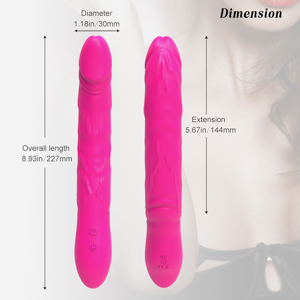 KING 2 Realistic Rotating Dildo Vibrator 8.9 Inch