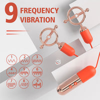 FORBIDDEN LOCK 2 in 1 Nippple Clamp & Mini Bullet Vibrator