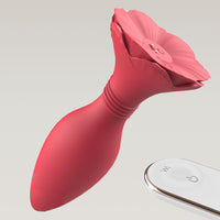 MORNING GLORY Remote Control Rechargeable Vibrating Silicone Butt Plug
