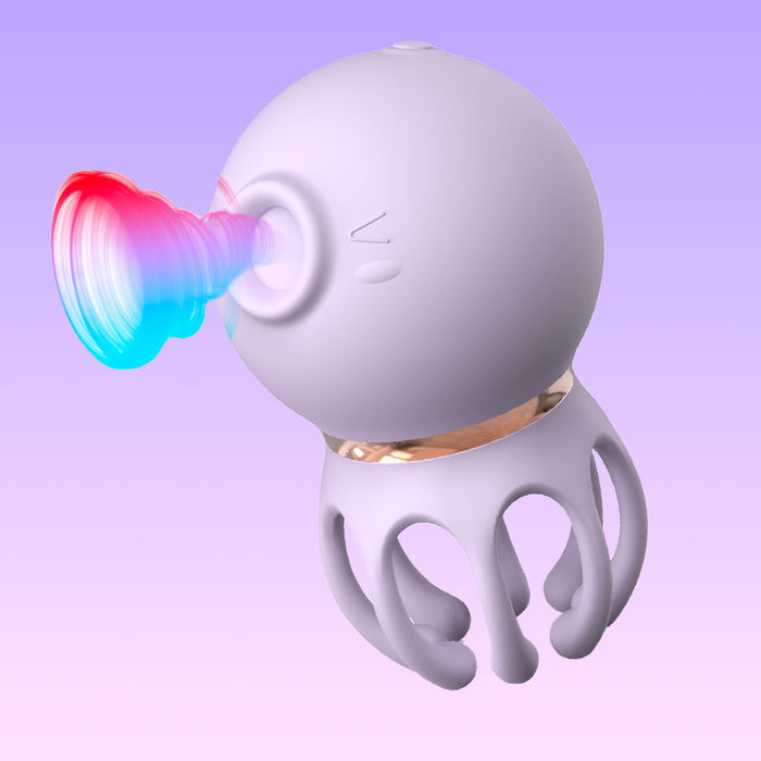 OCTOPUS Mini Tingling Vibrator 9 Vibration 5 Suction