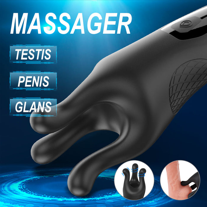 TRIDENT Rotation Penis Massaging Vibrator 9 Speeds