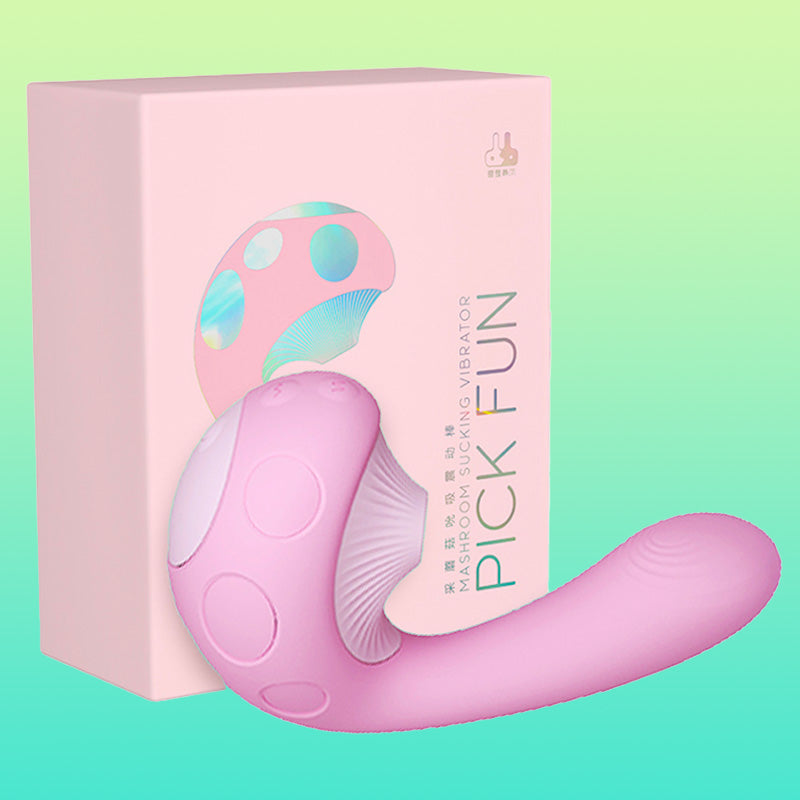 PICK FUN Magic Mushroom Clitoral Suction Vibrator